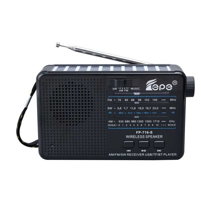 Преносимо радио със соларно зареждане  FP-716S