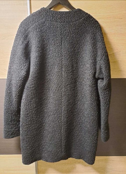 Италианско дълго черно палто и палто Zara