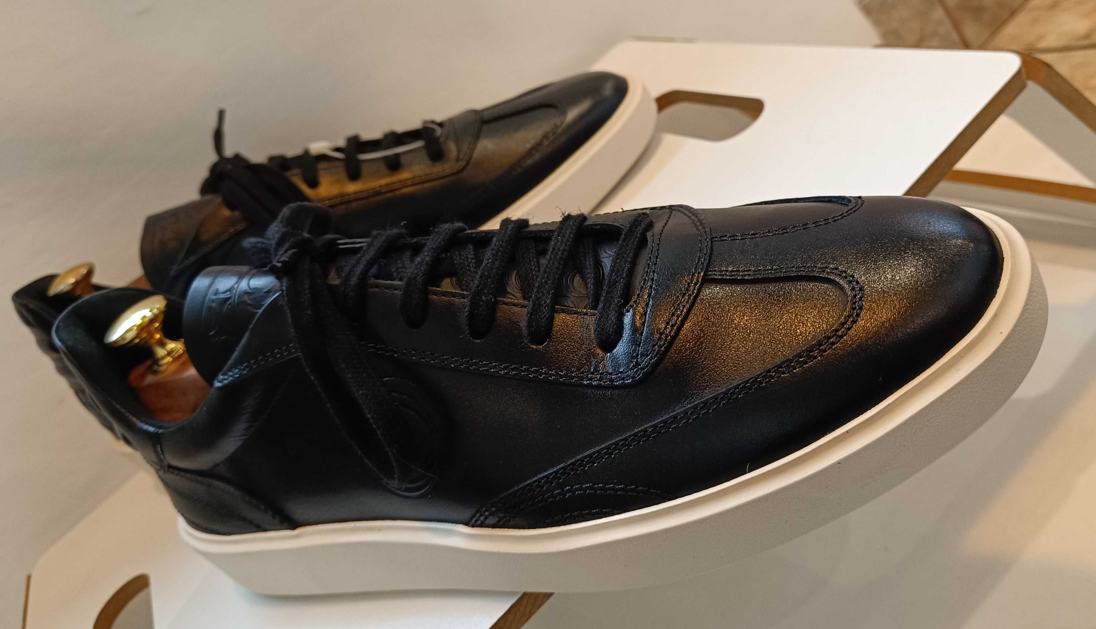 Pantofi sport casual 44 premium Pantofola D'Oro NOI piele moale
