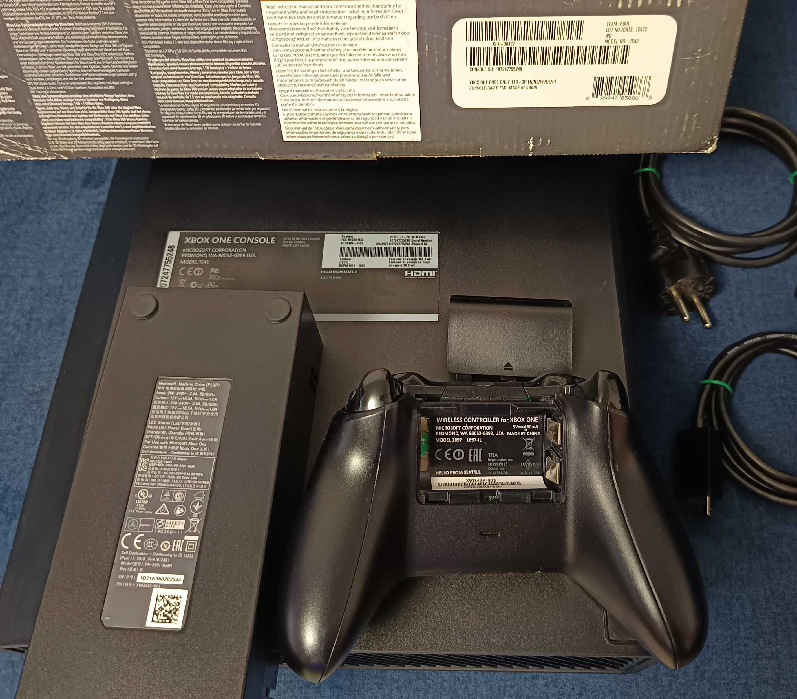 Consola Microsoft Xbox One 1Tb+joc Complet Cutie impecabil orice proba