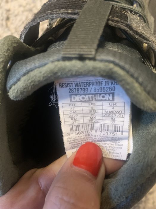 Обувки боти waterproof newfeel 37 номер