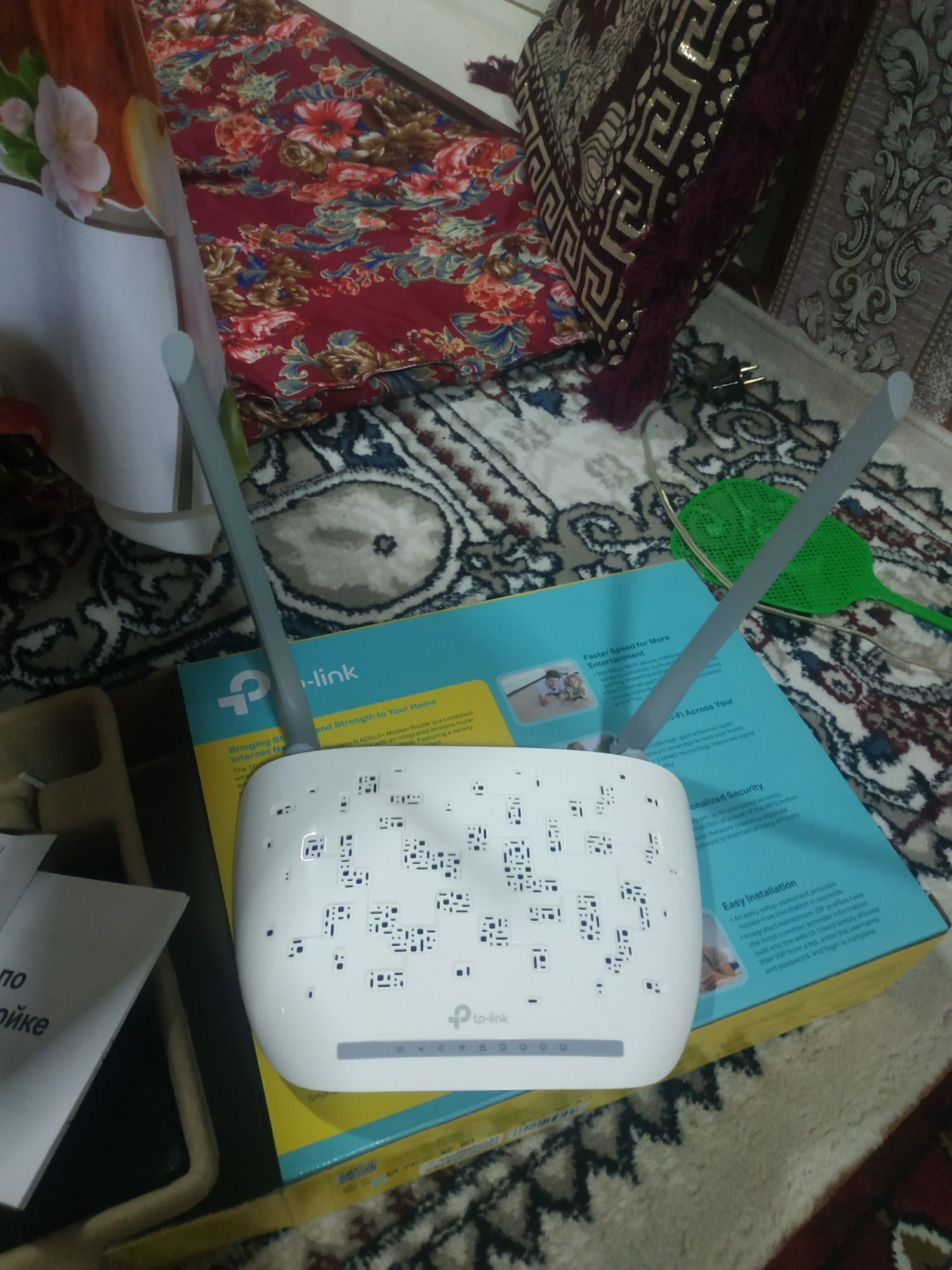 WIFI ROUTER MODEM Tp-link KOʻP ishlatilmagan karobka dokument bir oy i