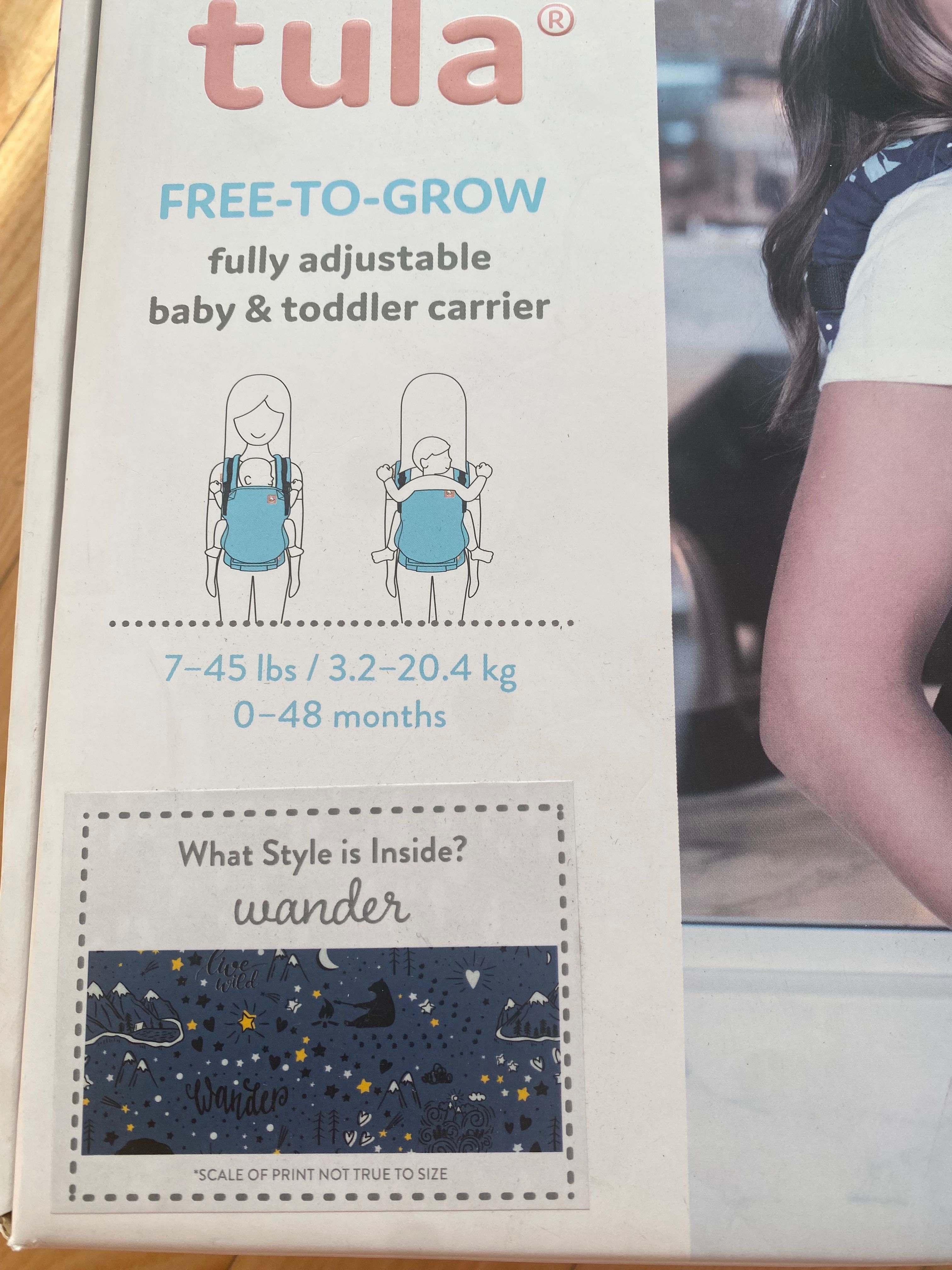 Ергономична раница TULA Free-To-Grow Camping