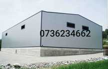Vand hala metalica completa inchisa cu panouri sandwich 10x28x4