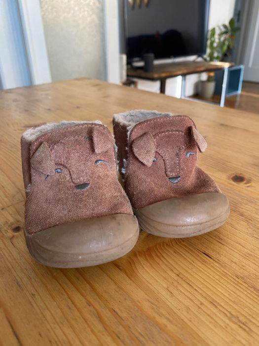 Ghete Zara piele, marimea 19