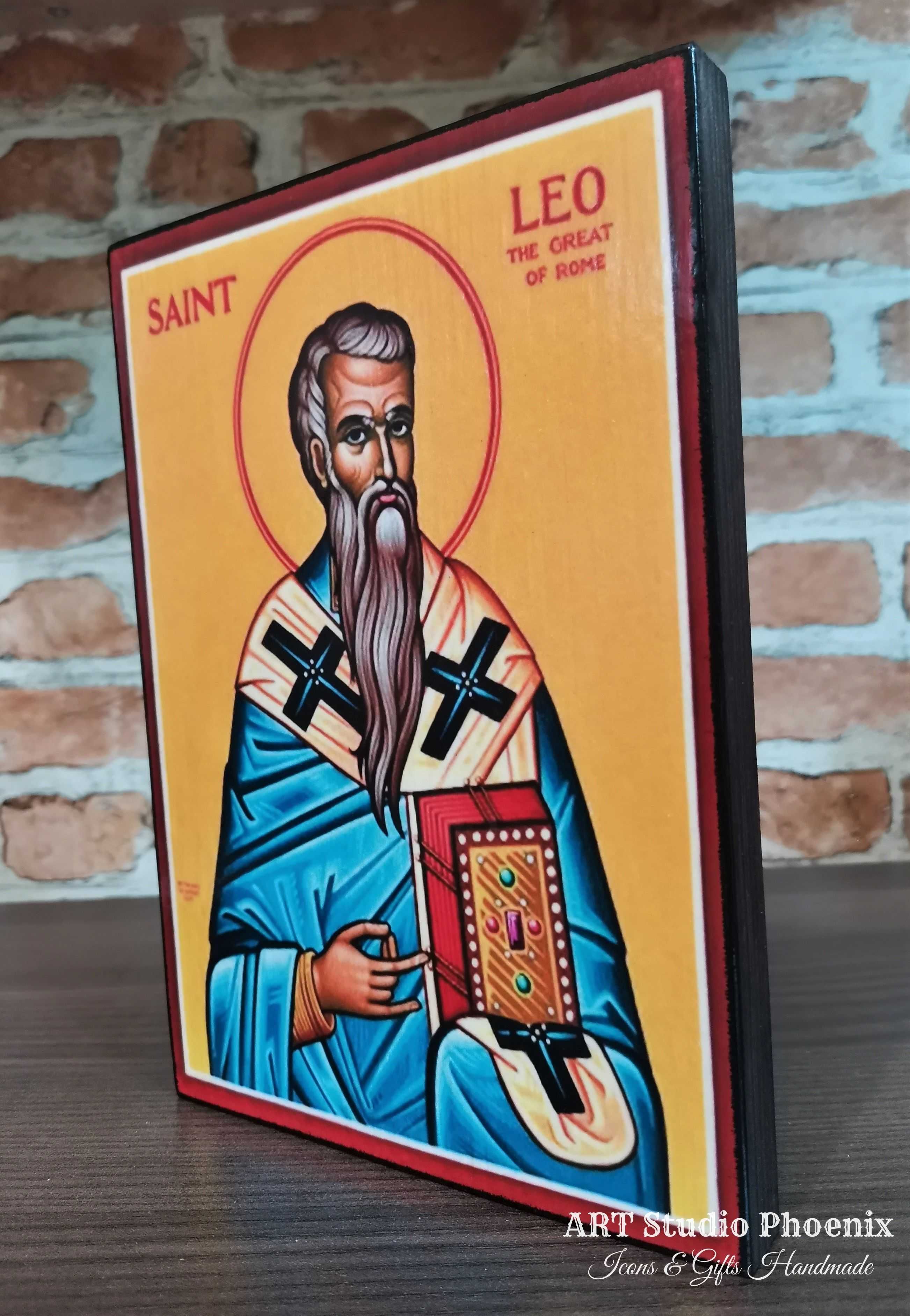 Икона на Свети Лъв Велики ikona sveti luv veliki icon saint leo