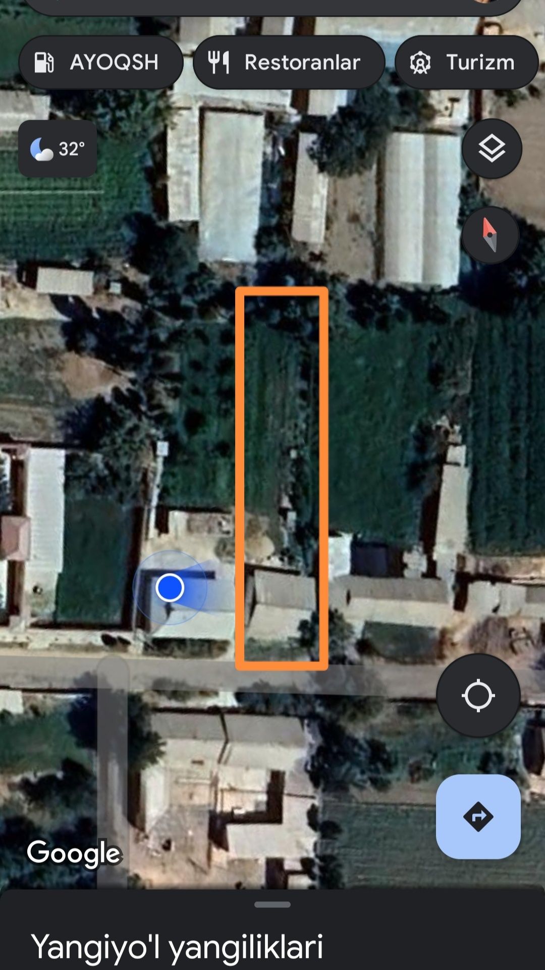 4 xonali uchastka yer sotiladi