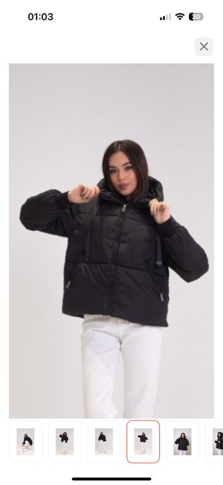 Женская куртка черный демисезон