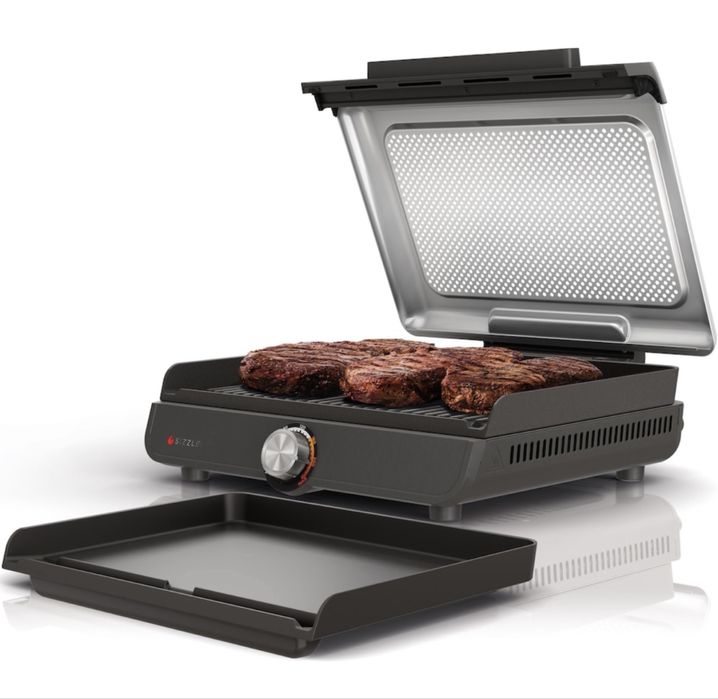 Gratar electric Ninja GR101EU, plita plus gratar in acelasi dispozitiv