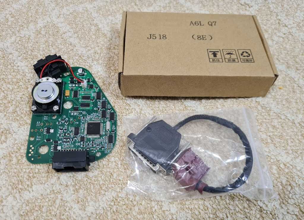 Modul J518 ELV pt.  AUDI C6 Q7 A6 cu cablu dedicat de programare VVDI