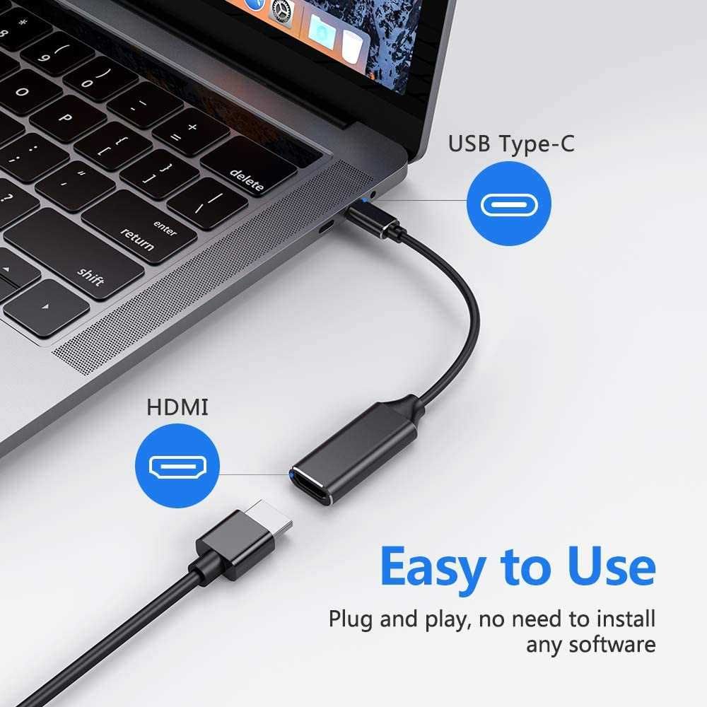 Адаптер STELS, Преходник SL90, USB-C към HDMI, За Телефони и лаптопи