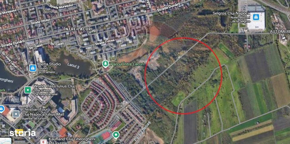 Teren de vanzare in PUZ Sopor! Zona M1 ! H max 35m !