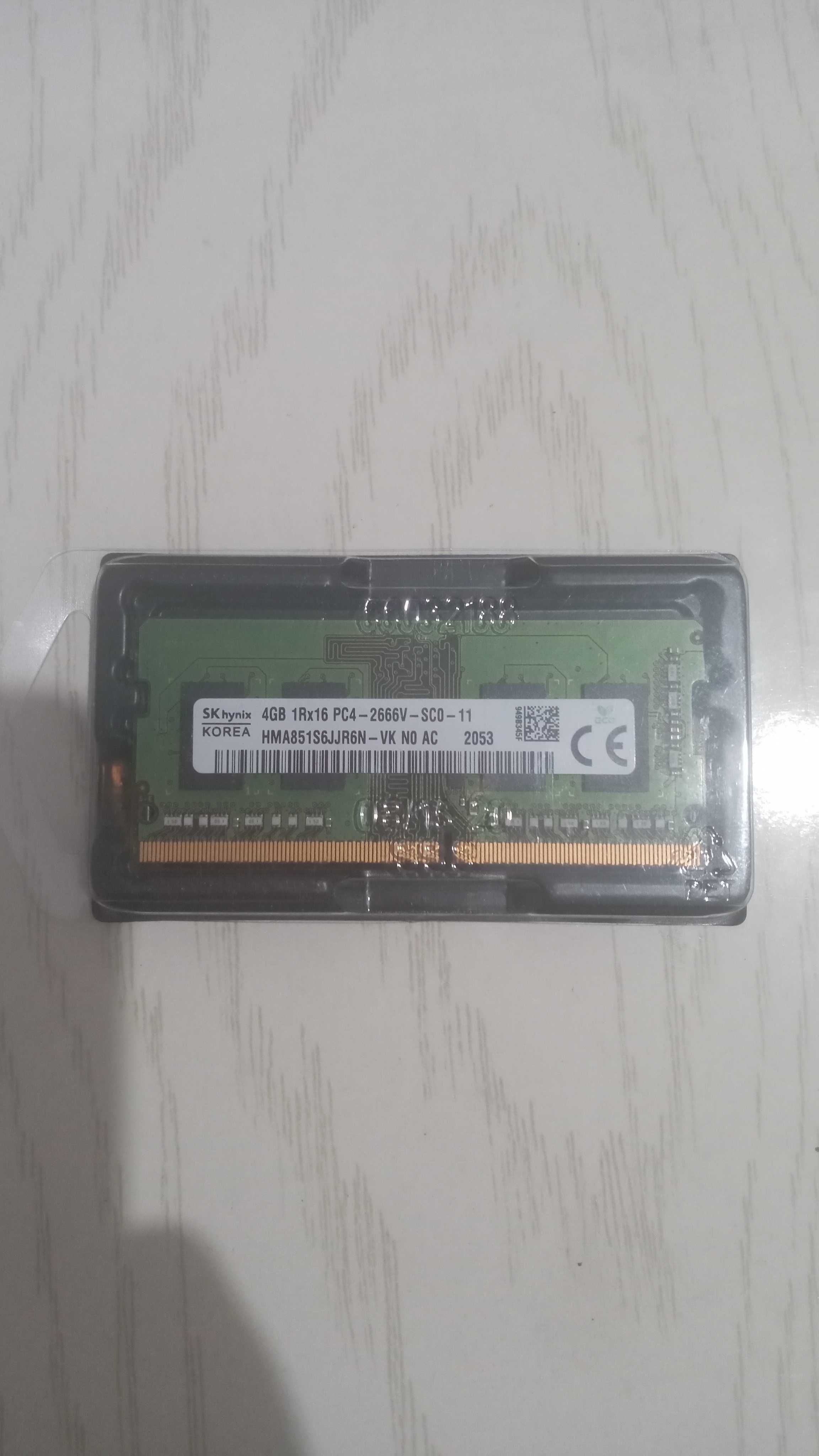 оперативная память DDR4 4GB 2666MHz (SK Hynix) — для ноутбука