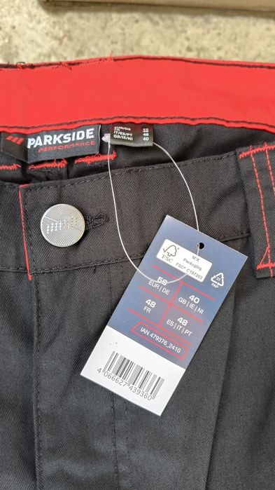 Pantaloni lucru Parkside Performance mărimea 56-XXL