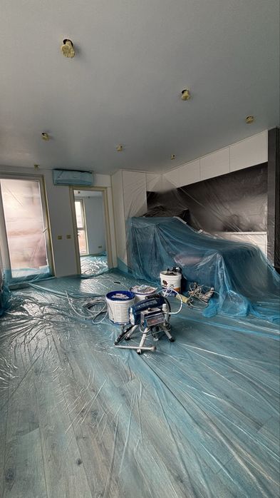 Zugrav 8 lei/Apartament  intr-o zi /Amenajari interioare