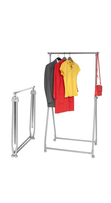 Метална закачалка, Етажерка за дрехи и обувки, 167cm
