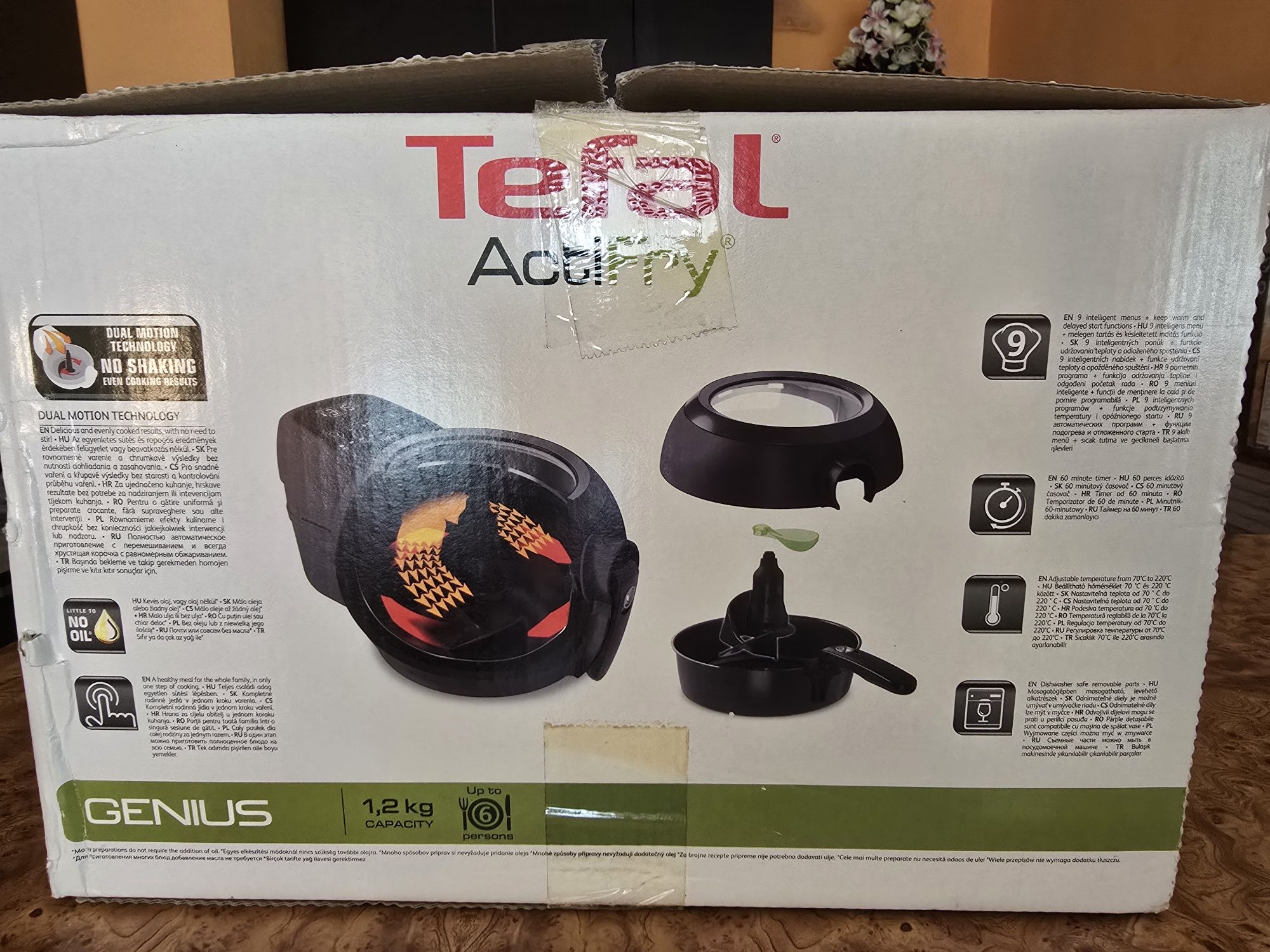 Фритюрник TEFAL ActiFry Genius FZ760830