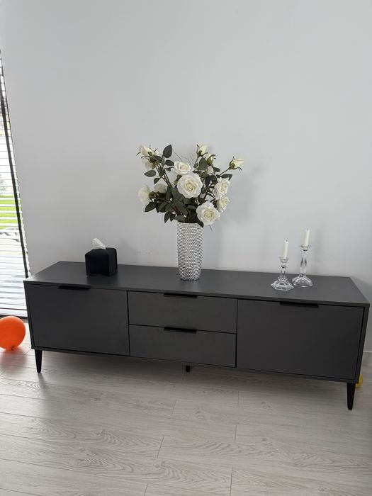 Comoda  TV gri Moderna -  stare f buna