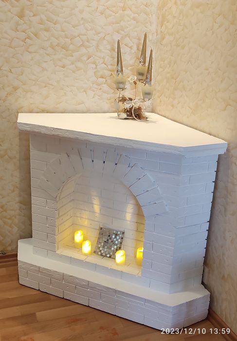 Фальш камин угловой