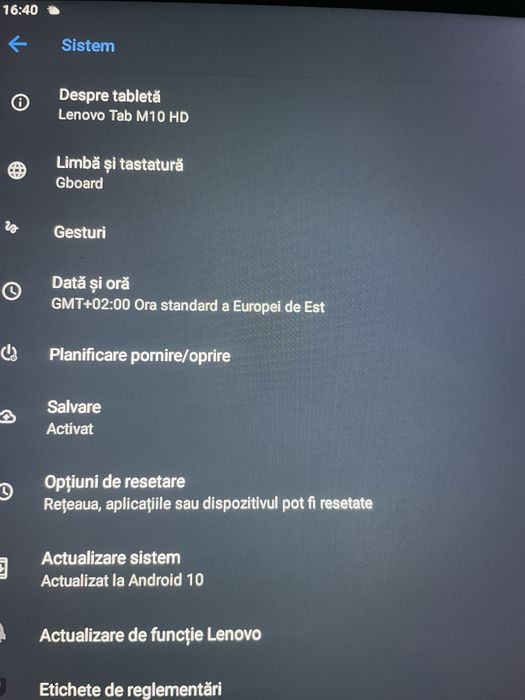 Vand tableta Lenovo M10 HD este noua