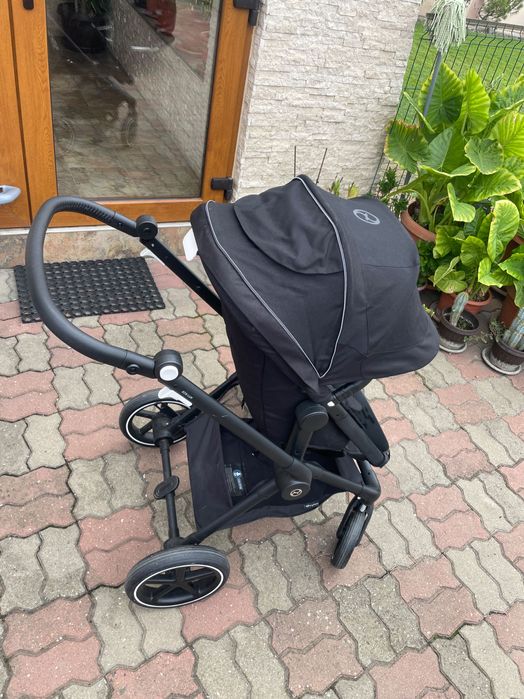 Cărucior Cybex Eos lux Moon Black 3 piese