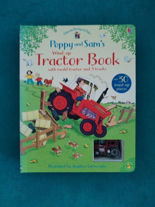 Carte cu jucarie tractor Poppy si Sam