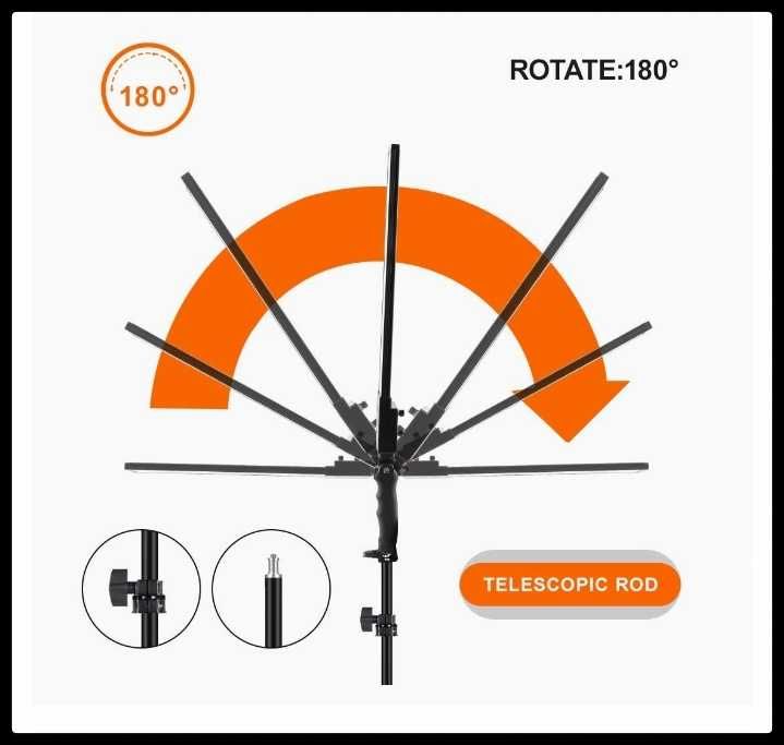 3 БР. Фото и Видео Осветление. Продукти. Влог. Буум АРМ. Софтбокс.