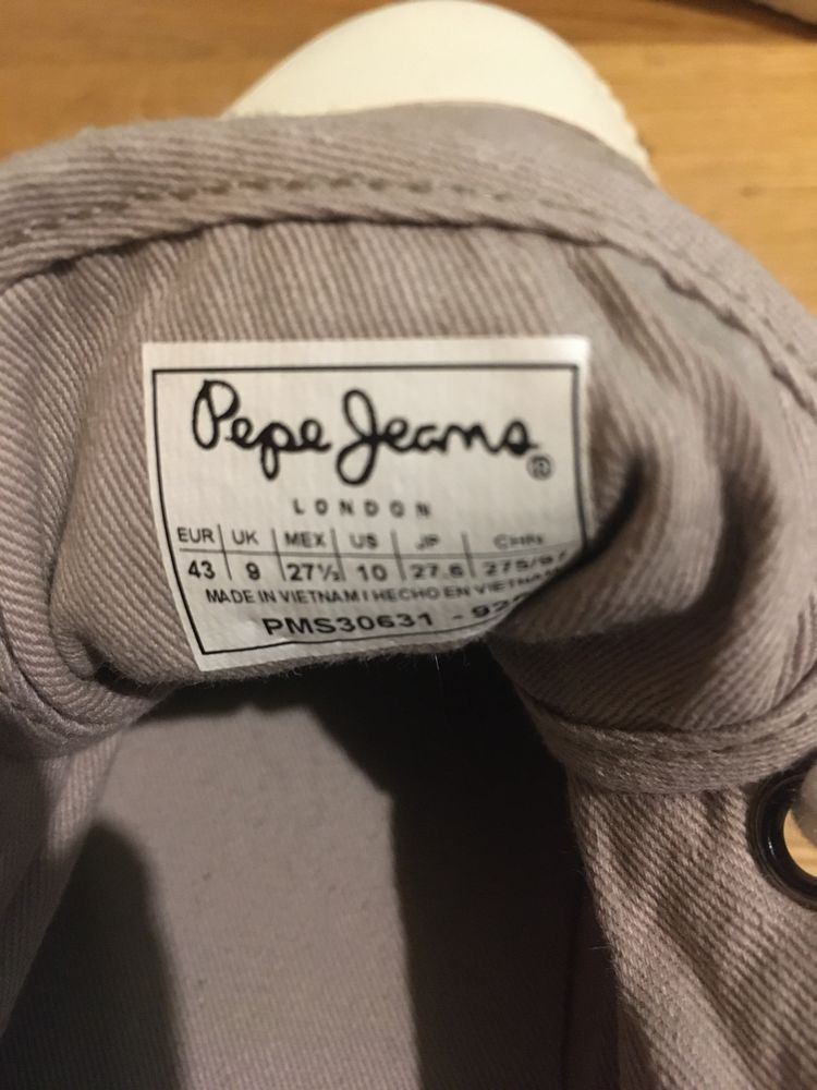 Pepe Jeans сиви обувки 43