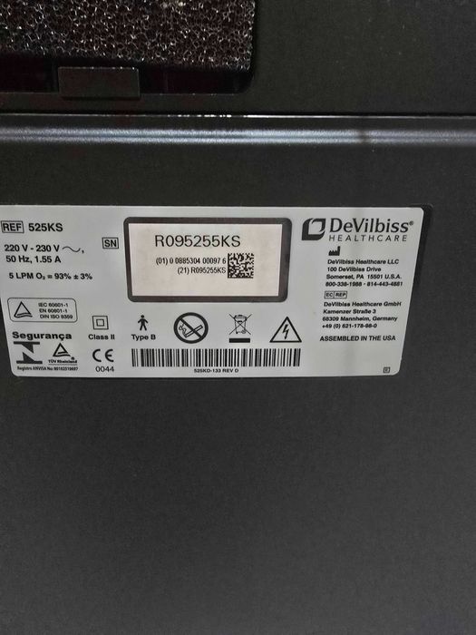 Нов Кислороден концентратор DeVilbiss Compact 525 - DeVilbiss