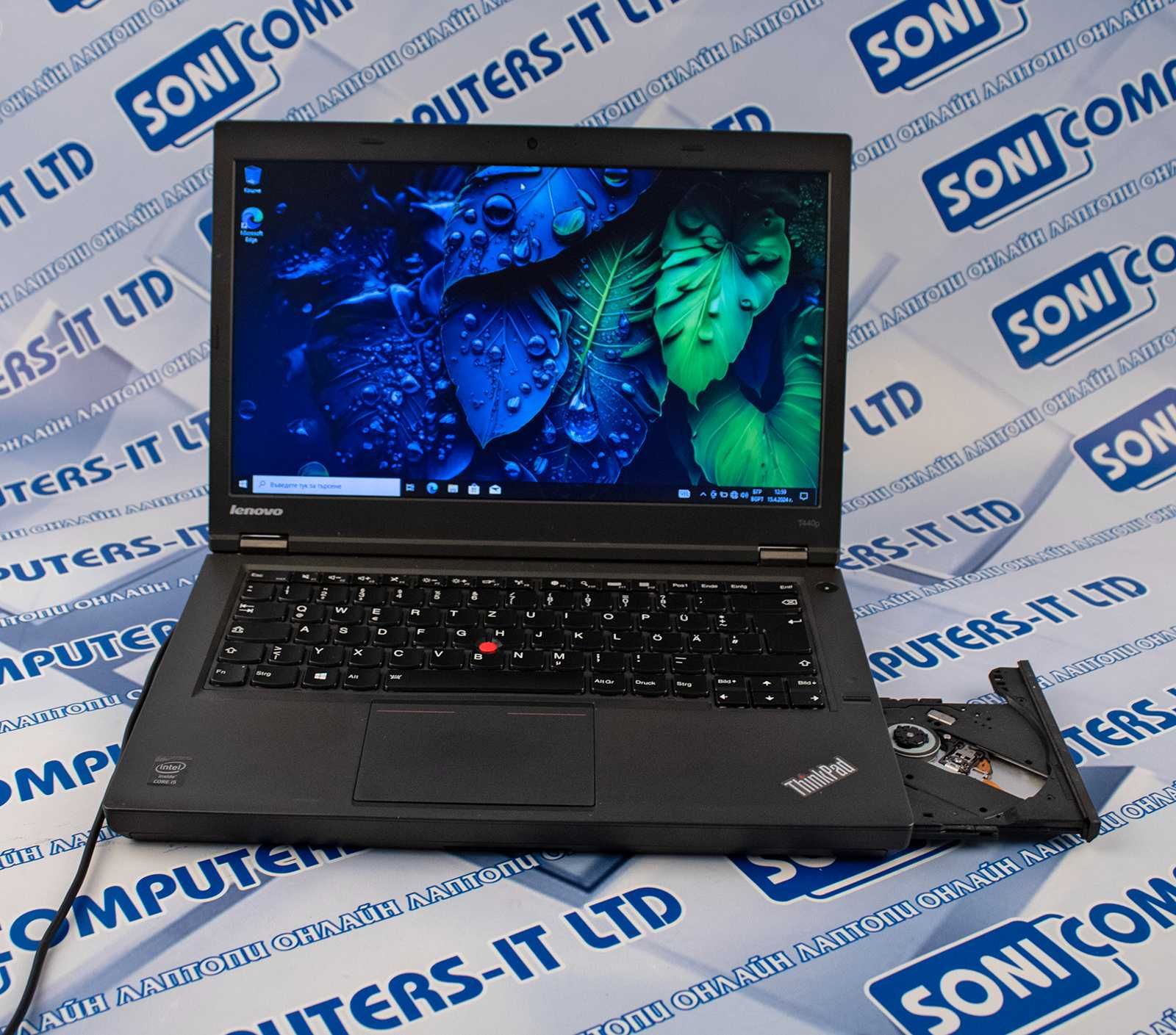 Лаптоп Lenovo T440p /I5-4/ 16GB DDR3/ 500 GB HDD/DVD/14"