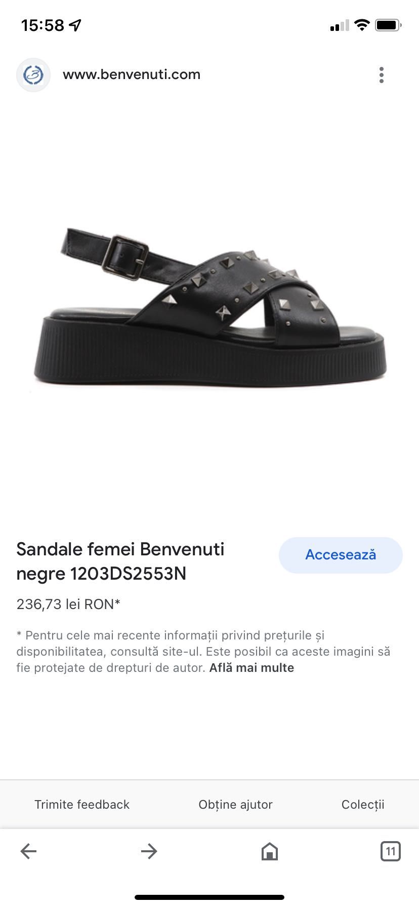 Sandale femei Benvenuti marimea 38