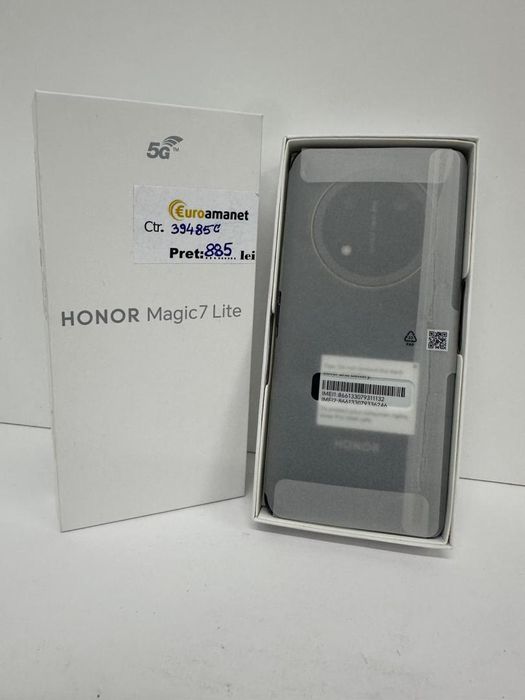Telefon mobil HONOR Magic7 Lite, Dual SIM, 8GB RAM, 256GB, -I-