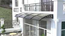 opertina Aluminiu/ABS cu policarbonat/plexiglass pentru usa/geam HH