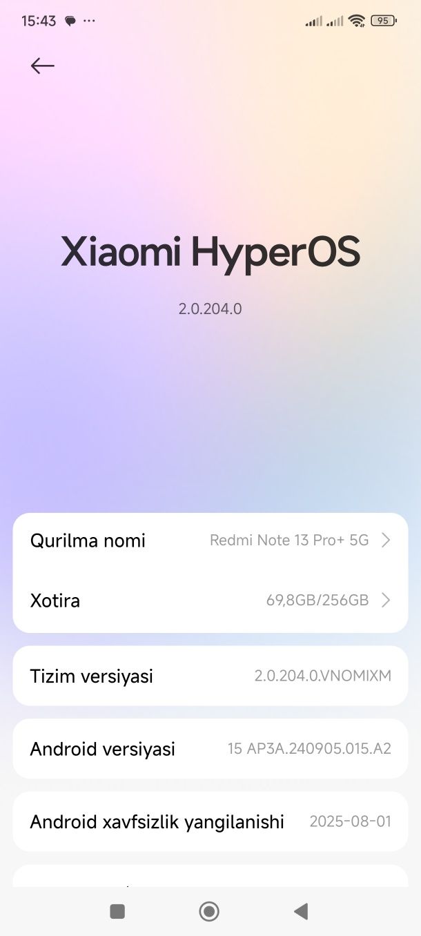 Redmi kafolati bilan