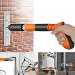 Ръчен пистолет за пирони със заряд NailGun,100 патрона бетон, метал, д