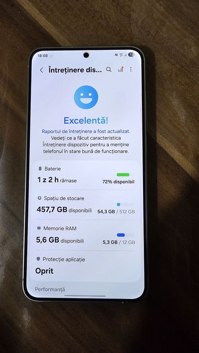 Samsung s24 plus, 12 gb ram, 512 gb memorie