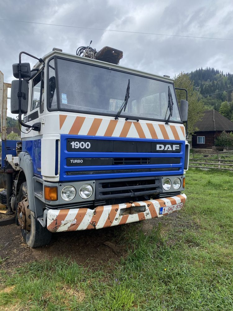 Daff 1900 Camion forestier,basculbil lateral