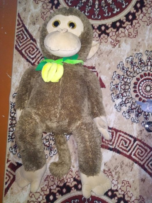 Обезьяна плющевая 1метр