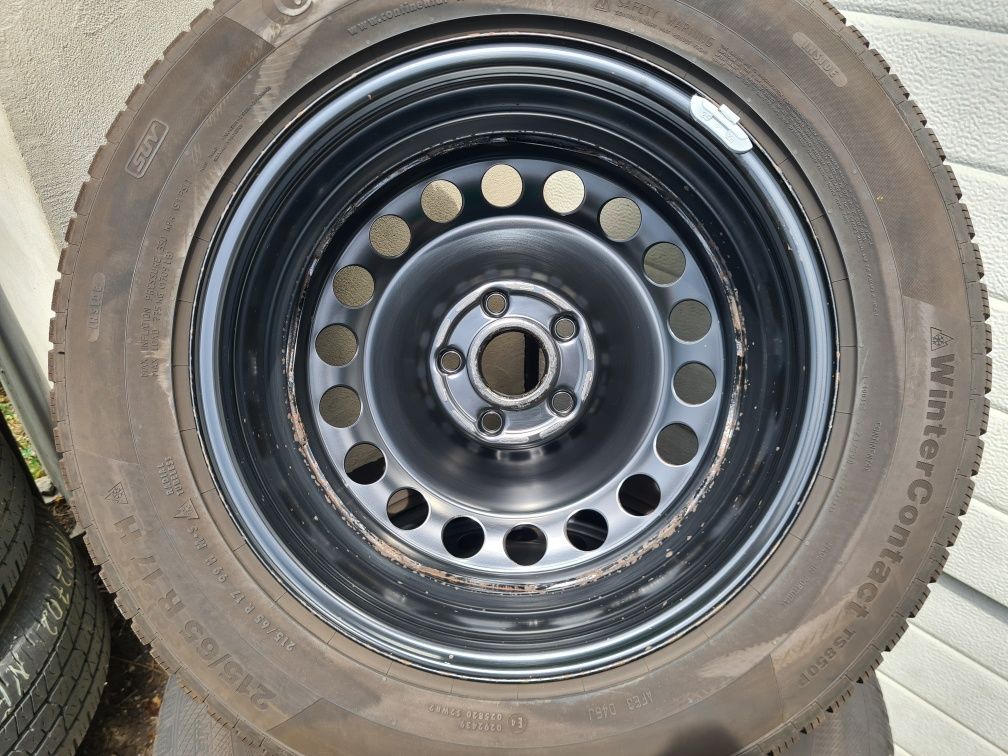 Roti complete 215/65R17,Vw Tiguan/T-Roc,Skoda Karoq, AudiQ3,Seat Ateca
