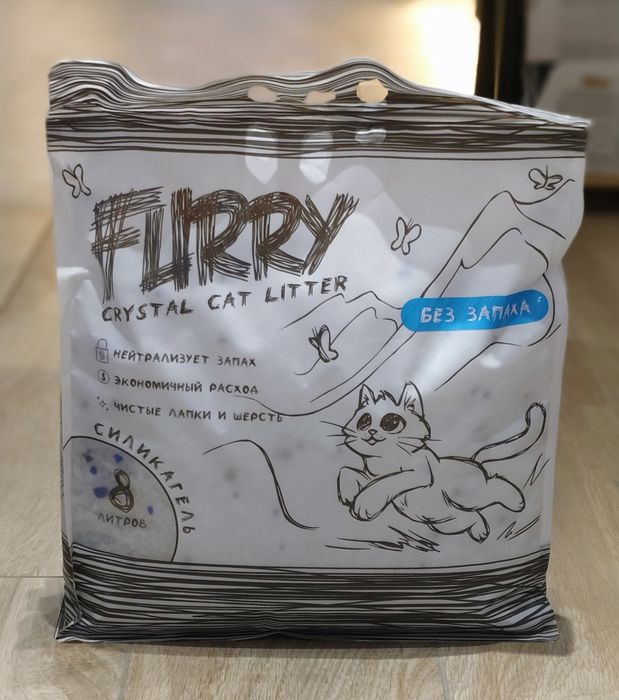 Силикагелевый наполнитель FURRY 8л