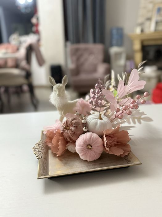 Aranjament floral handmade – creație Atelierul Domniței