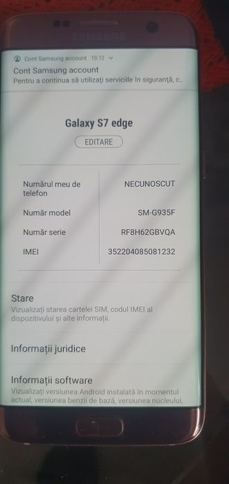 Vând samsung s7 Edge