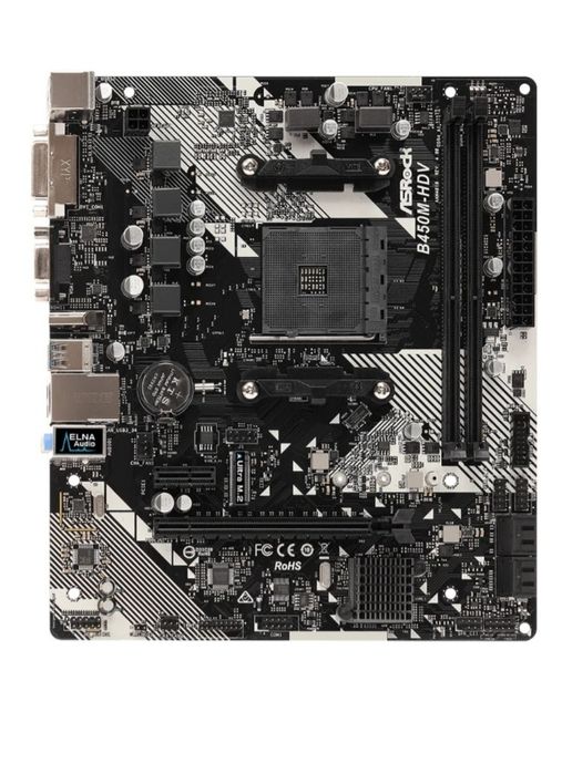 Материнская плата ASRock B450M-HDV R4.0