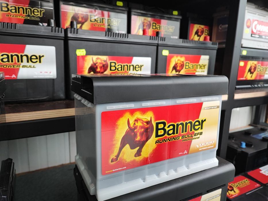 Acumulator baterie auto 75Ah Banner Start Stop NOU , cu montaj gratuit