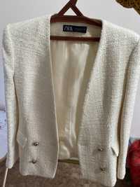 Твидовый пиджак 44-46 размера