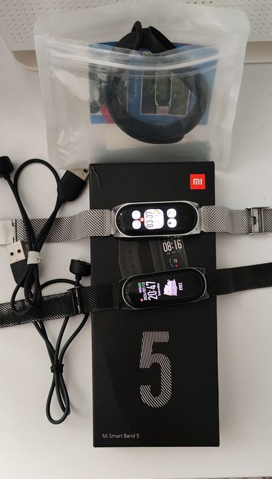Продам (ДВА) Фитнес-браслета Xiaomi Mi Band 5;)