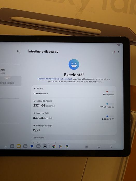 Samsung Galaxy Tab S10 FE 10.9" 256GB 12GB ram Grey resigilata factura