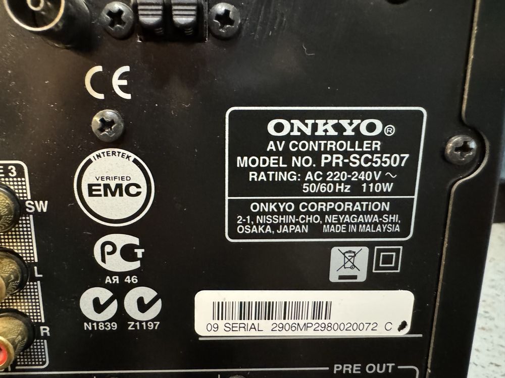 Onkyo PR-SC5507 AV-Controller