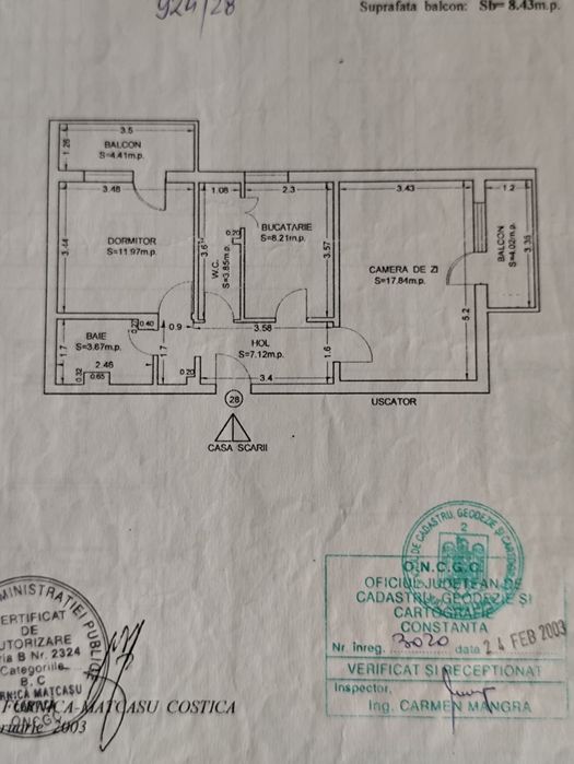 Ocazie apartament mare 2 camere 2 balcoane Lăpușneanu -Hasdeu