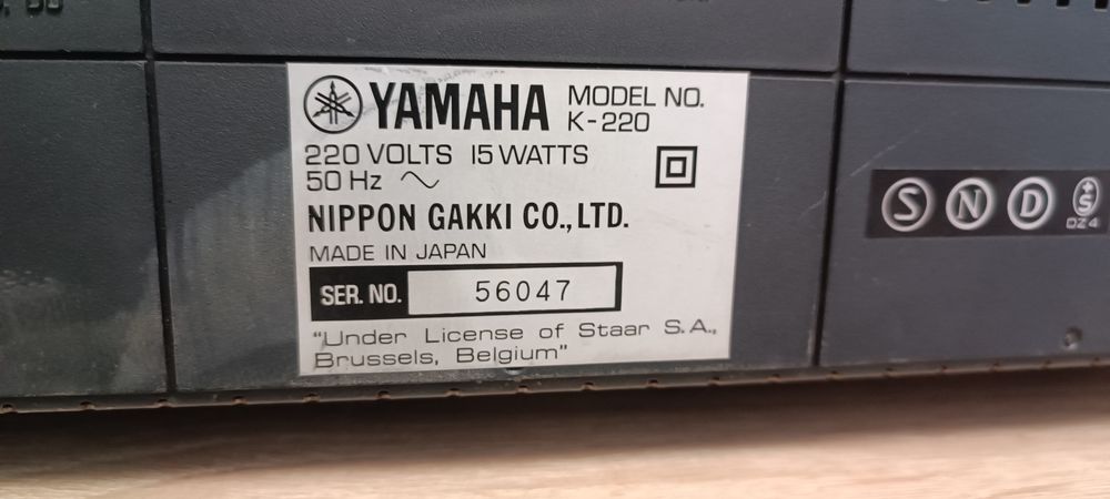 Casetofon Deck Yamaha K220